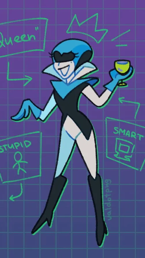 ai character: Queen background