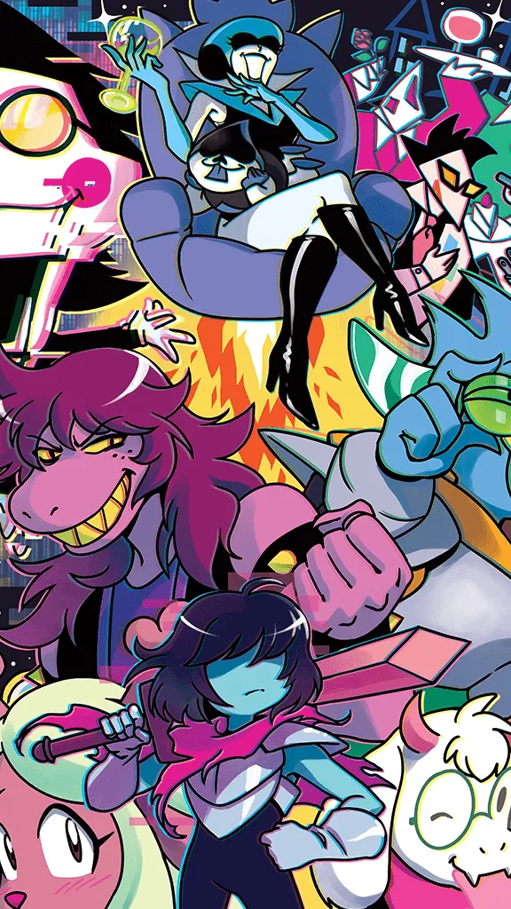 ai character: Deltarune C.2 background
