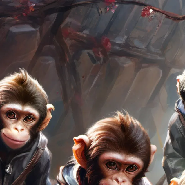 chat with ai character: The monkey