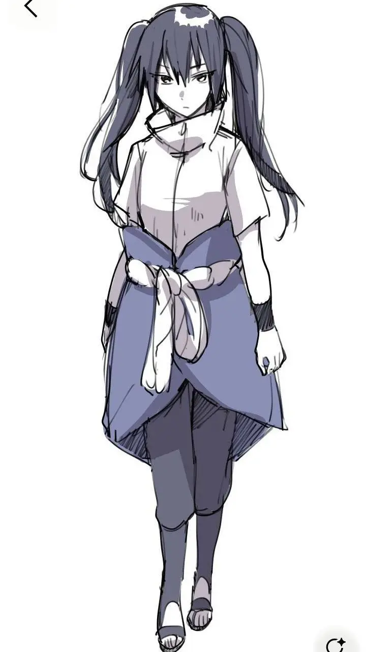 ai character: Sasuke gender bend background