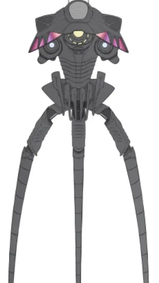 ai character: silly tripod background