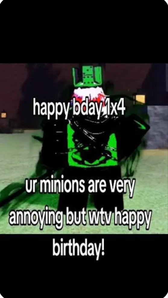 ai character: 1x1’s Birthday background