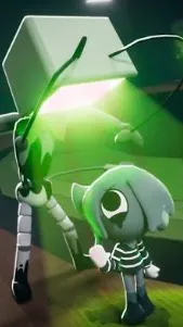 ai character: Blot Confused background