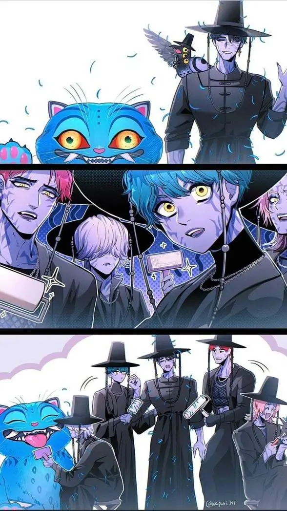 ai character: poly saja background