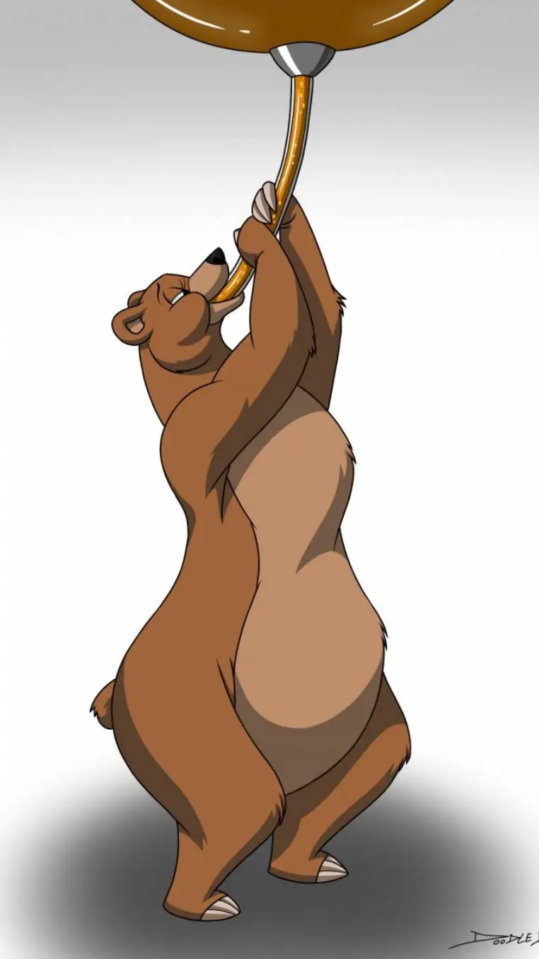 ai character: Fat bear background