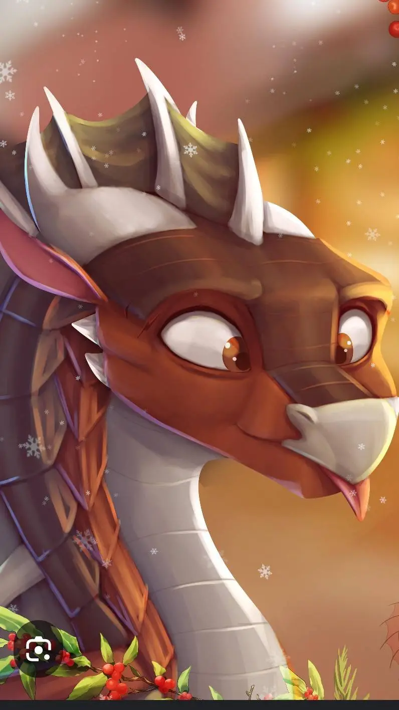 ai character: WOF Christmas background