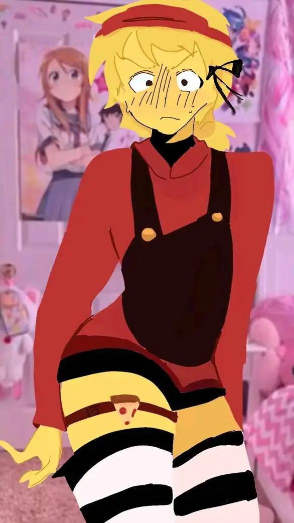 ai character: elliot pero femboy background