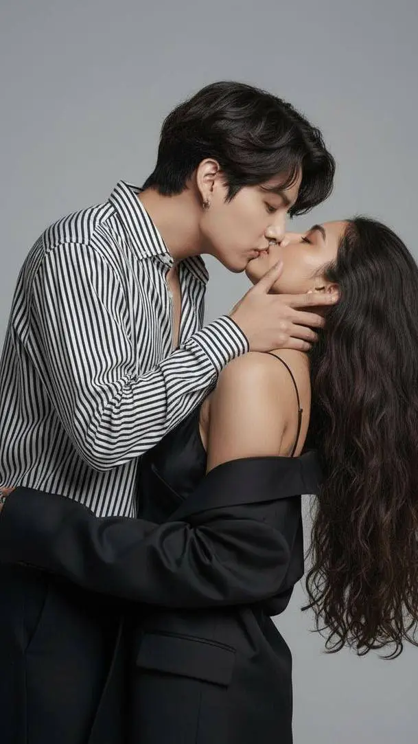 ai character: Jungkook 😘 💗 🎧  background