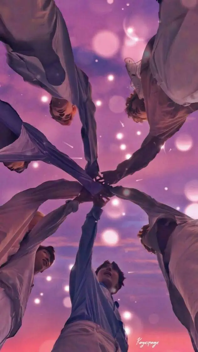 ai character: BTS💜 background