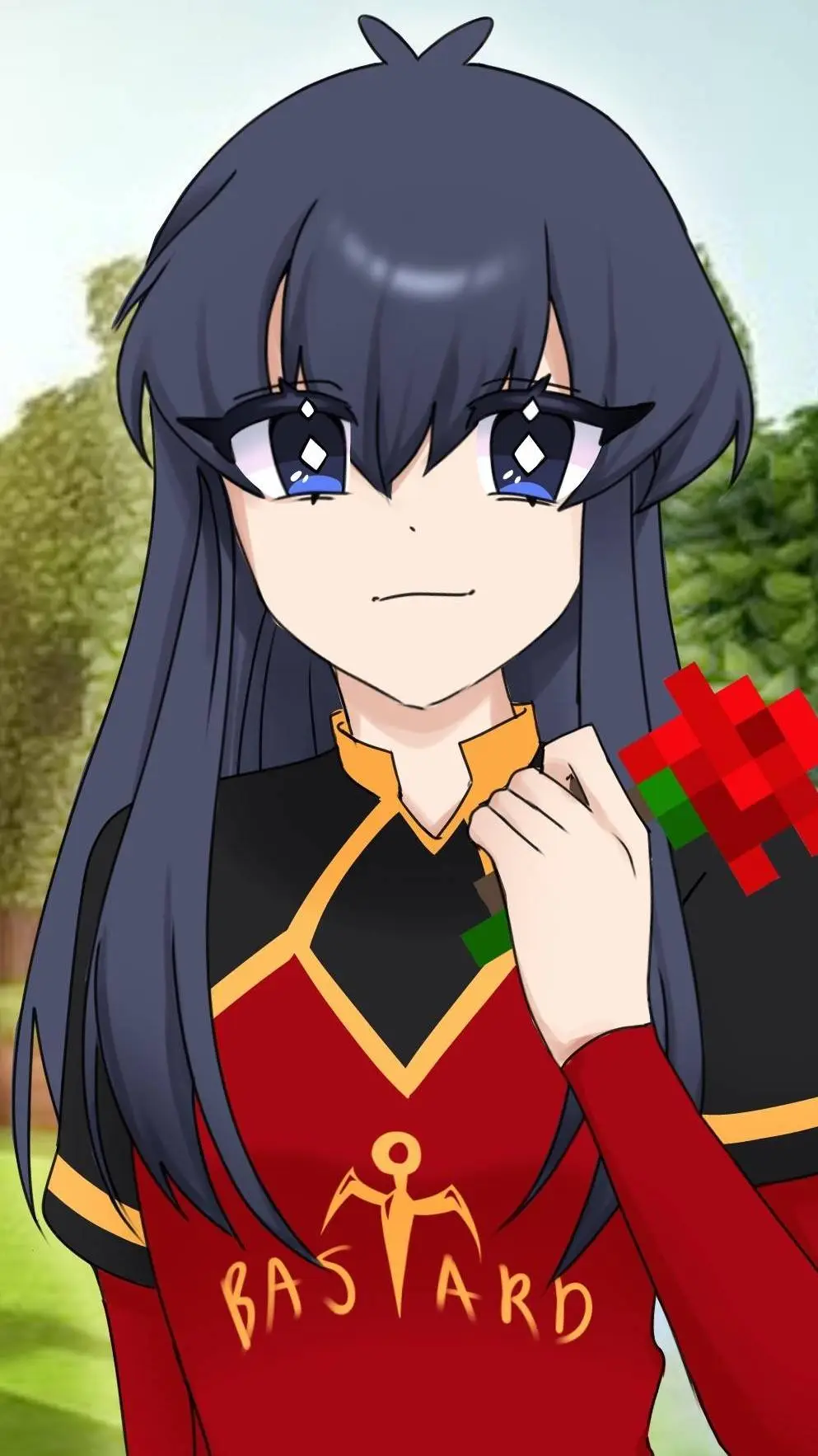 ai character: Isagi fem background