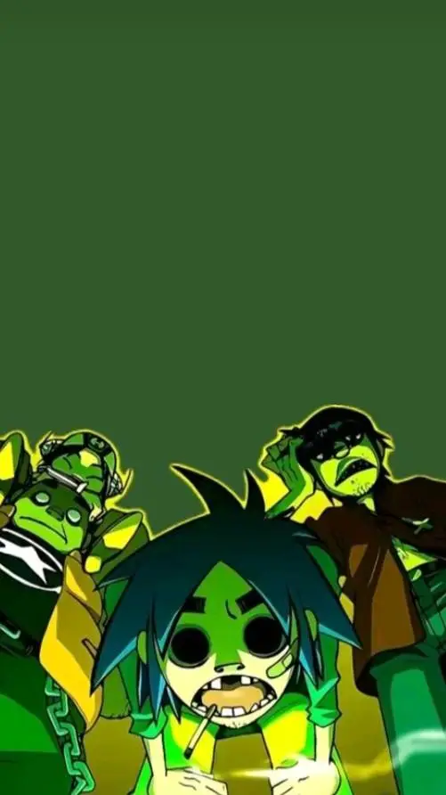 ai character: Gorillaz  background