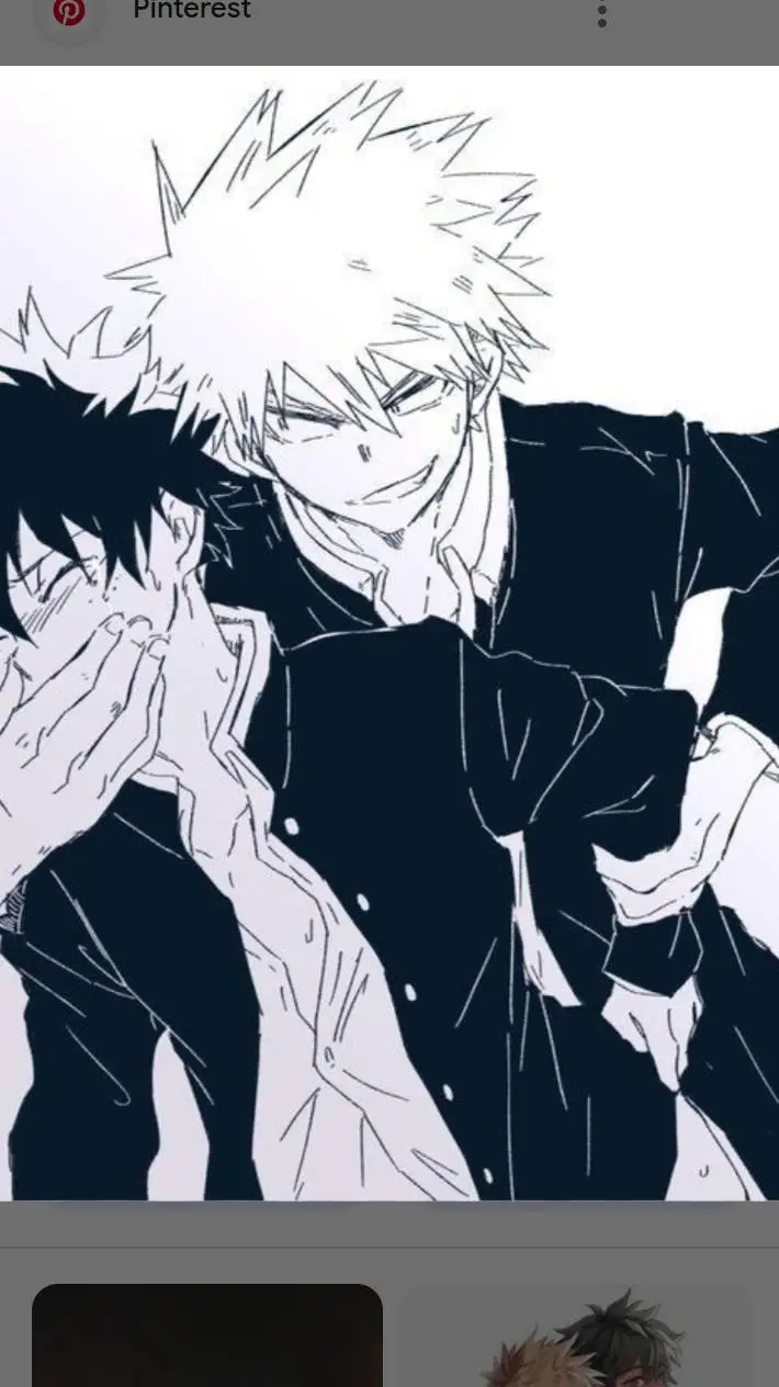 ai character: baku&deku medie background