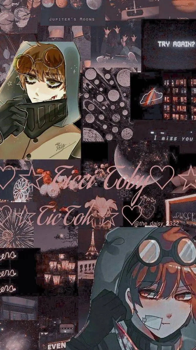 ai character: 🩸🪓ticci toby 🪓🩸 background