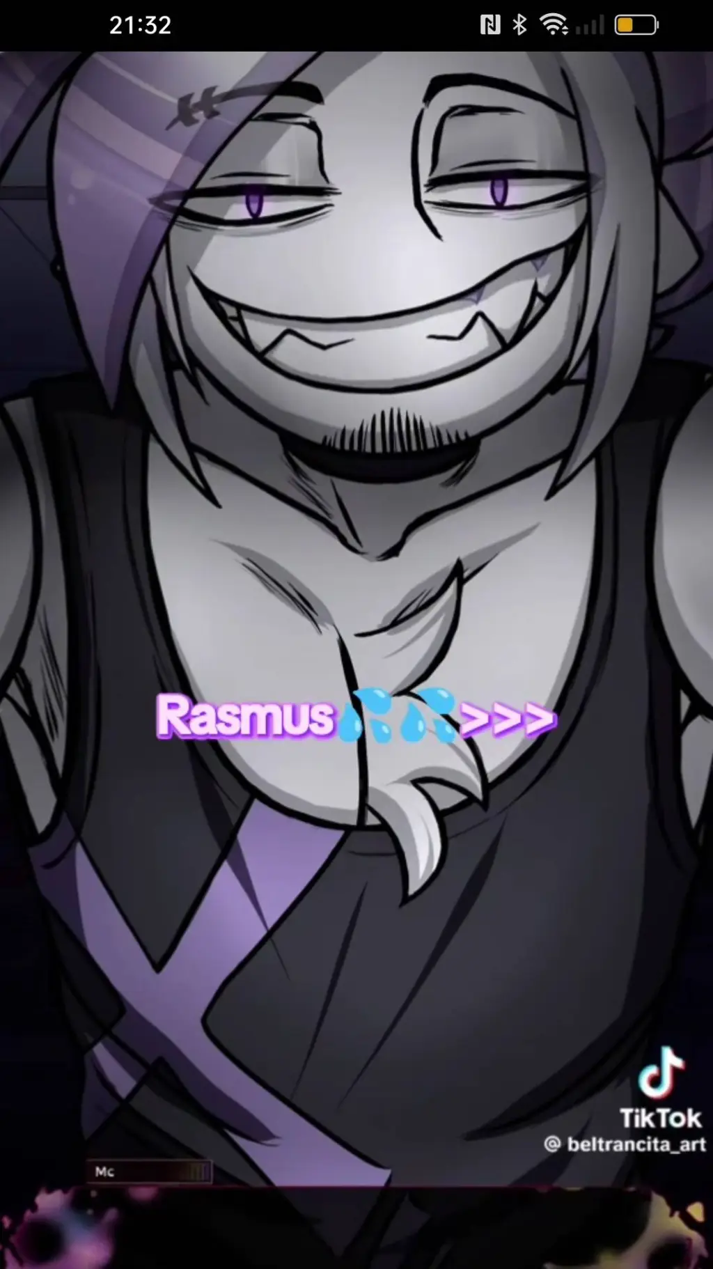 ai character: Rasmus  background