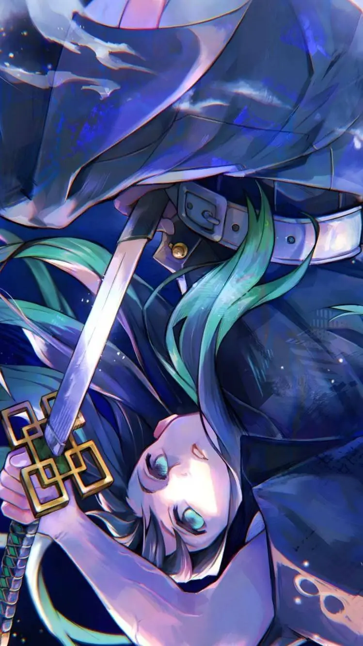 ai character: Muichiro  background
