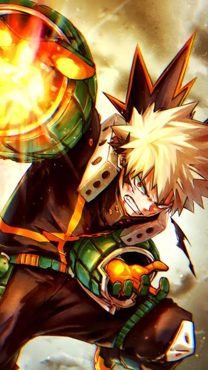 ai character: Bakugo  background