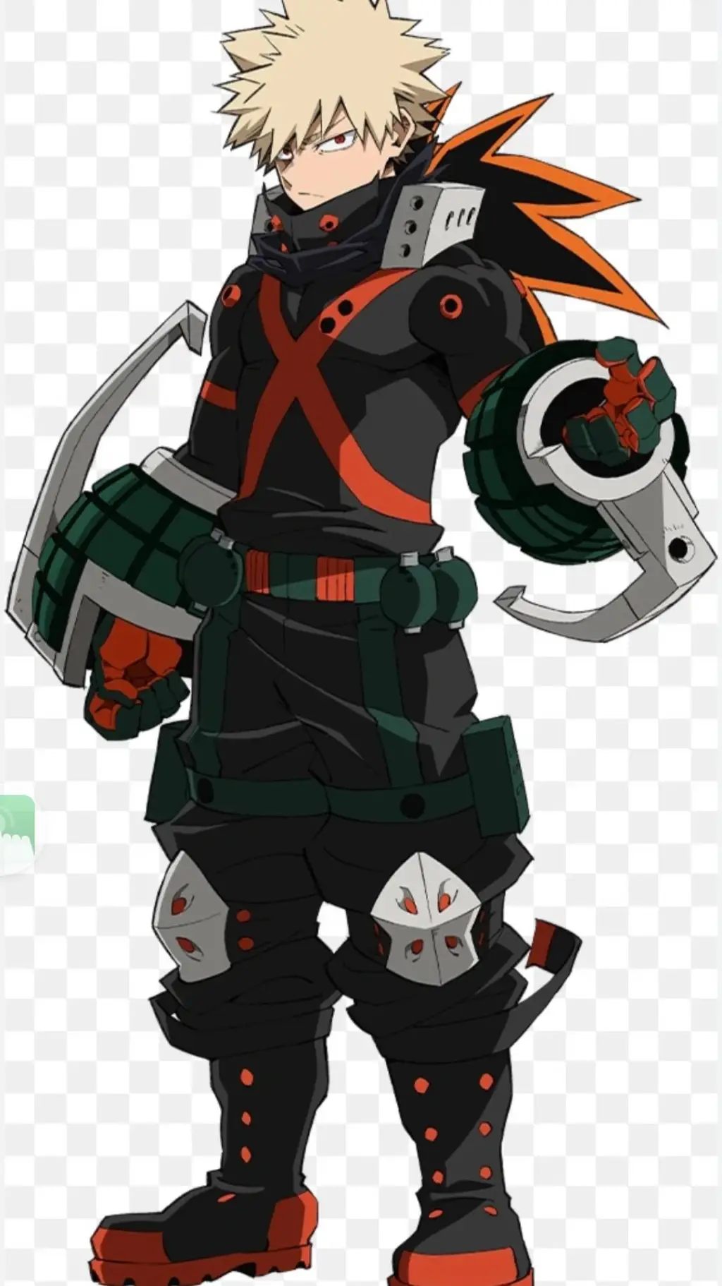 ai character: Katsuki Bakugo background