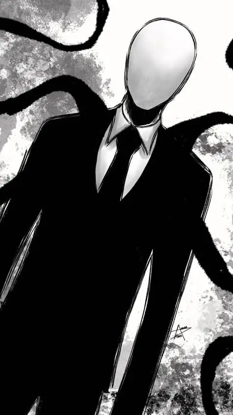 ai character: Sleender man🖤 background