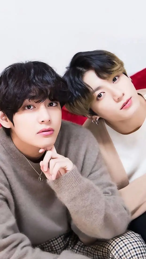 ai character: Jungkook and  V background