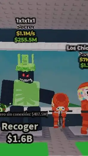 ai character: 1x1x1 x los chicle background