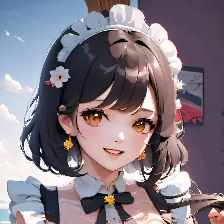 chat with ai character: cute maid