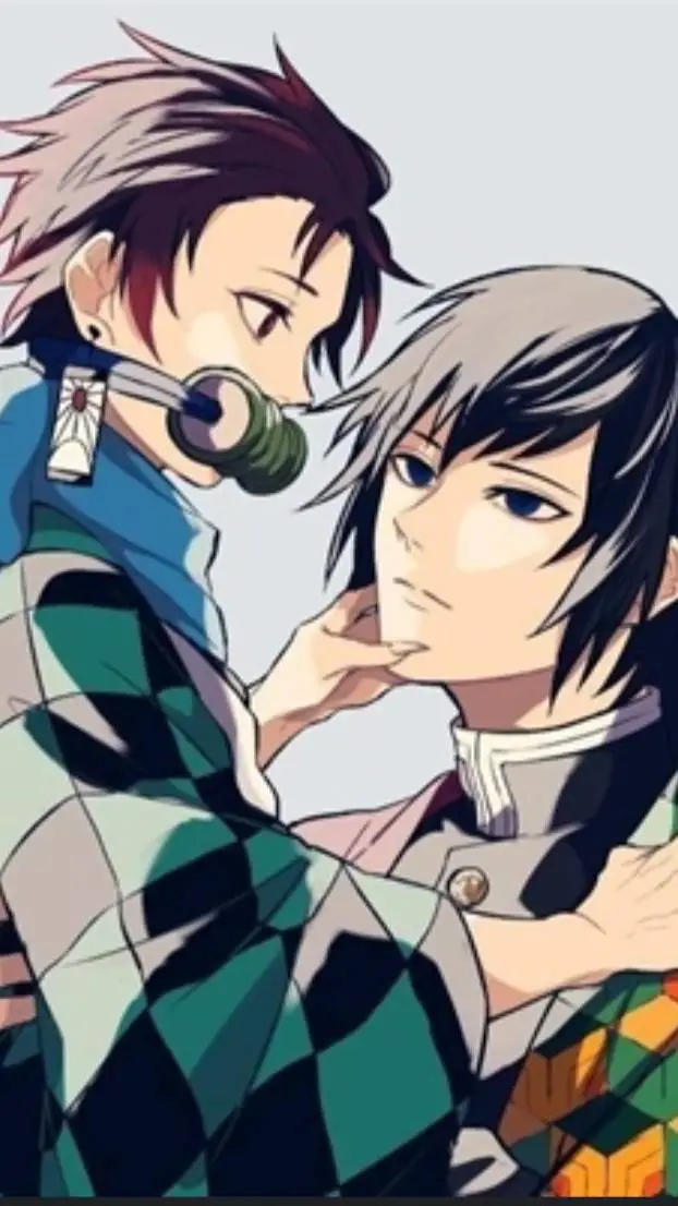 ai character: Tanjiro x tomioka background