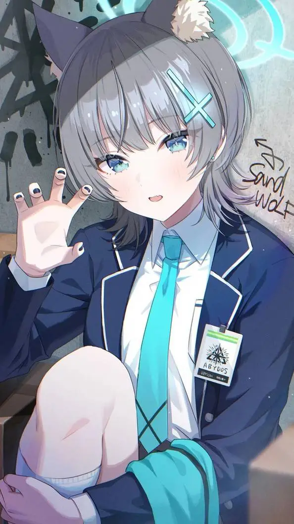 ai character: Shiroko background