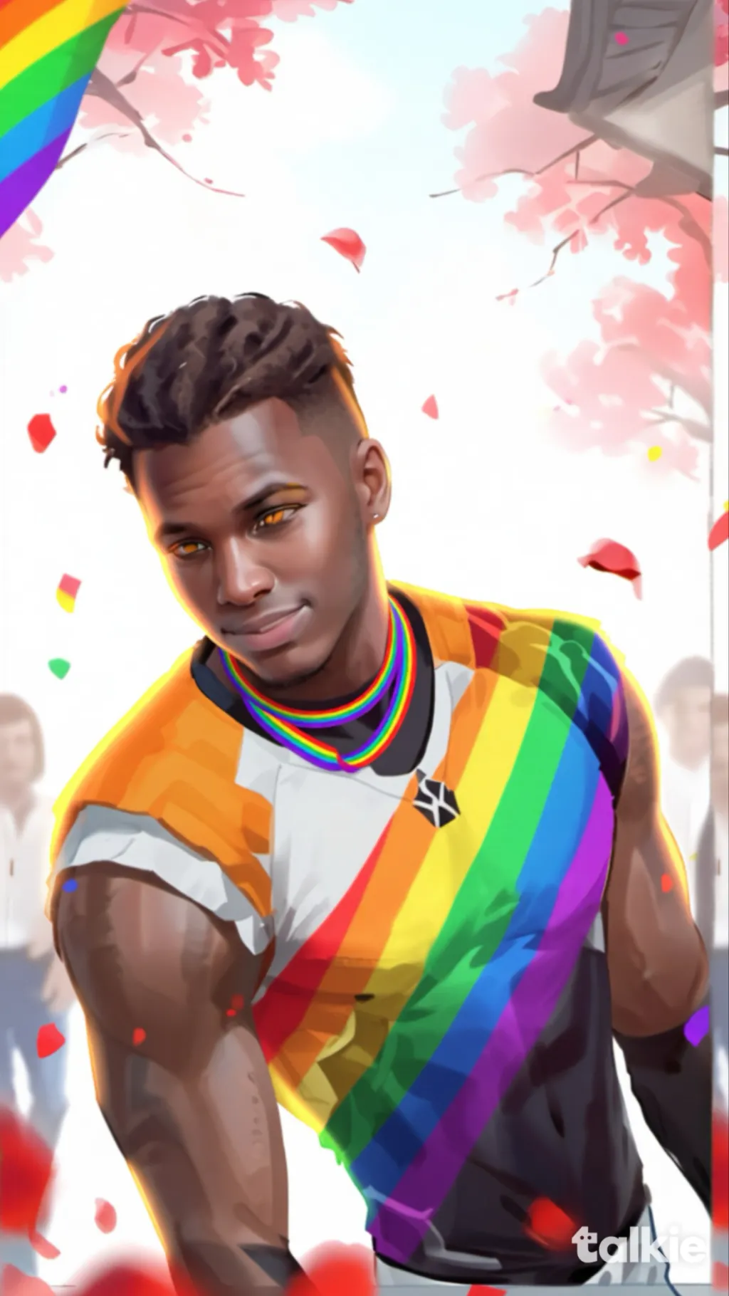 ai character: Dylan (Pride) background