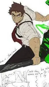 ai character: Heartbroken shed background