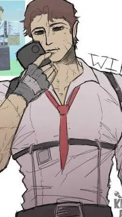 ai character: Heartbroken shed background