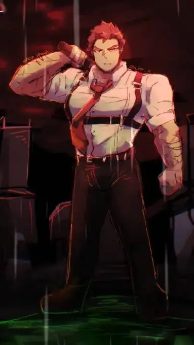 ai character: Heartbroken shed background