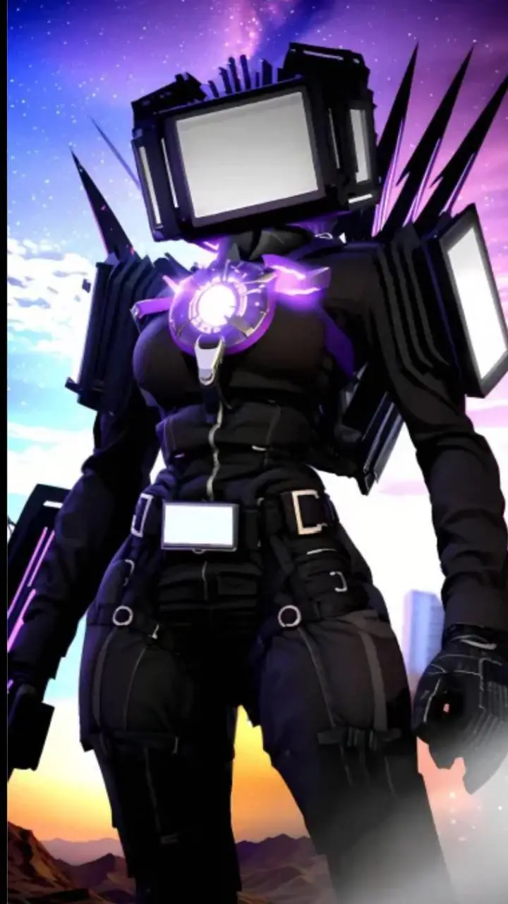 ai character: Titan TV Woman background
