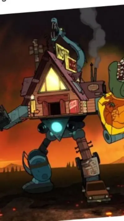 ai character: cabañatron  background