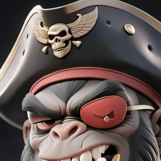 chat with ai character: Pirate gorillas