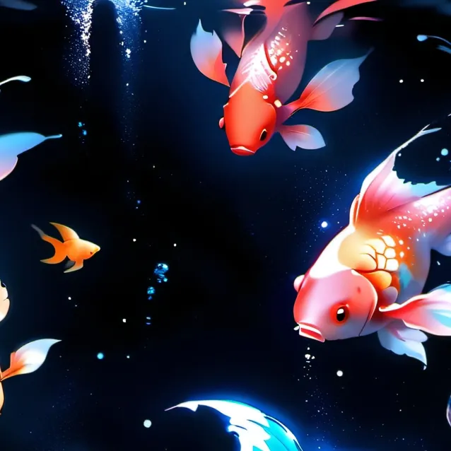 chat with ai character: Galaxy goldfish