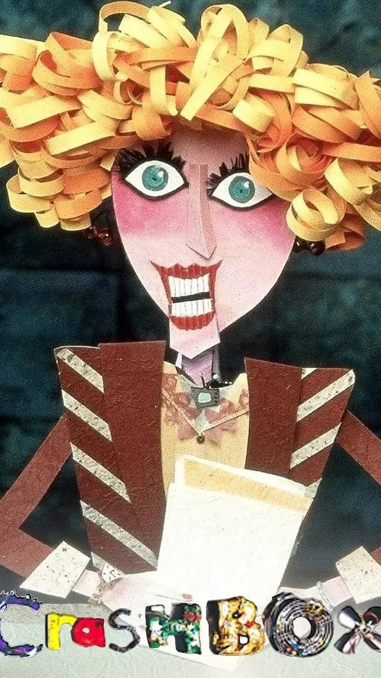 ai character: Crash box. background