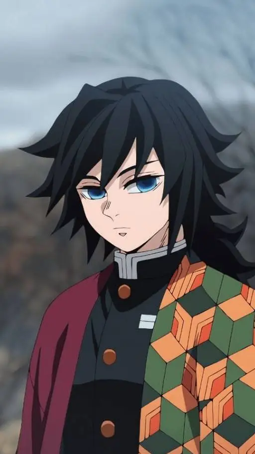 ai character: Tomioka tu papá background