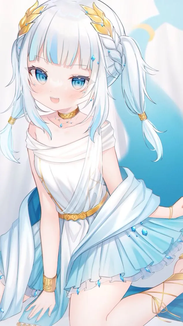 ai character: Gawr Gura background