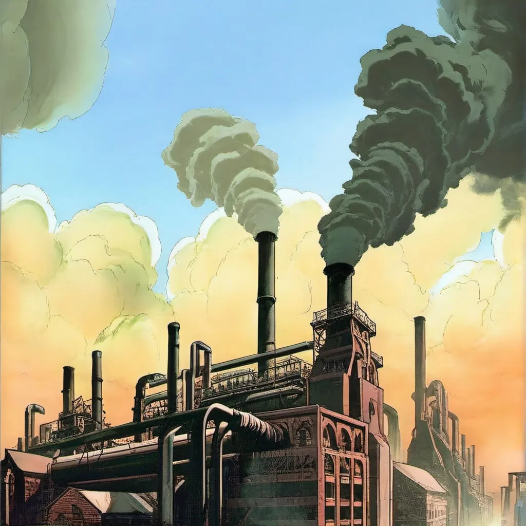chat with ai character: Industrial era