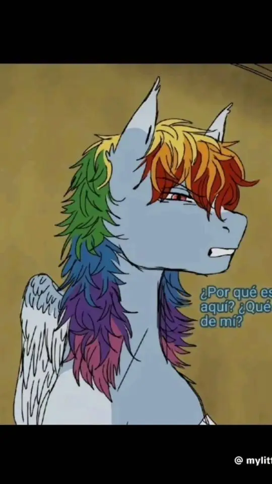 ai character: rainbow dash  background