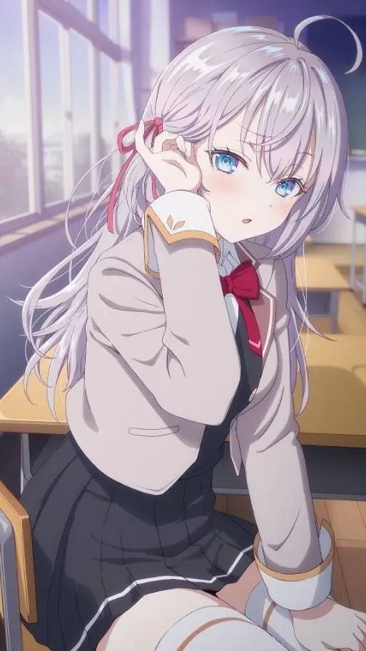 ai character: alya san background