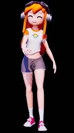 ai character: Meggy S.P.(Glitch) background
