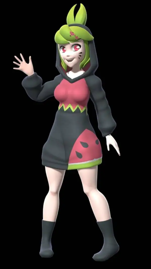 ai character: Melony Melone background