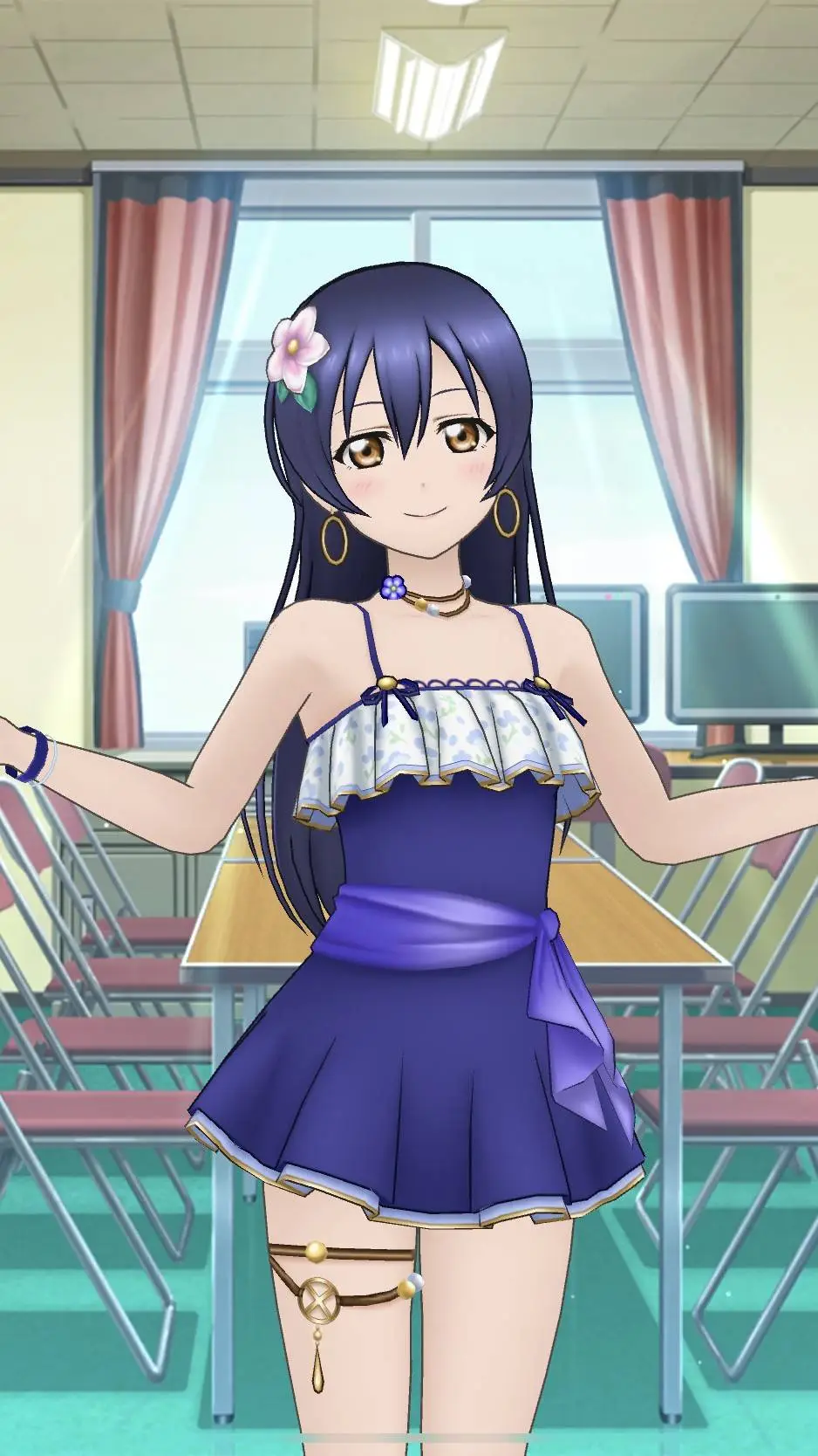 ai character: Umi Sonoda background