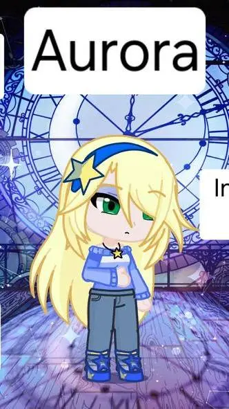 ai character: Aurora background