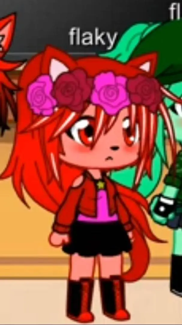 ai character: Flaky background