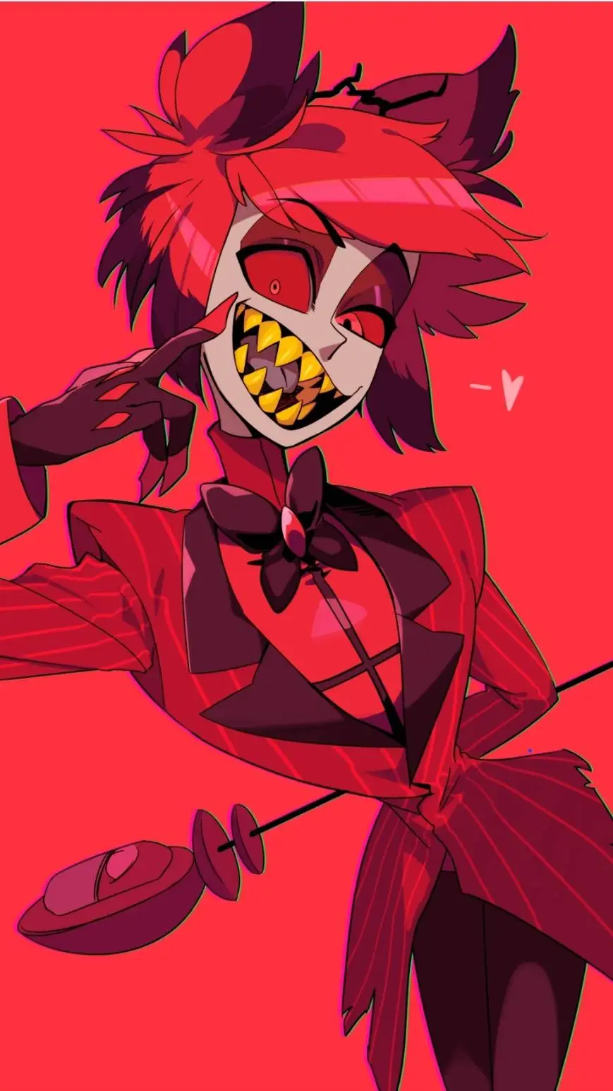 ai character: 🦌Alastor🦌 background