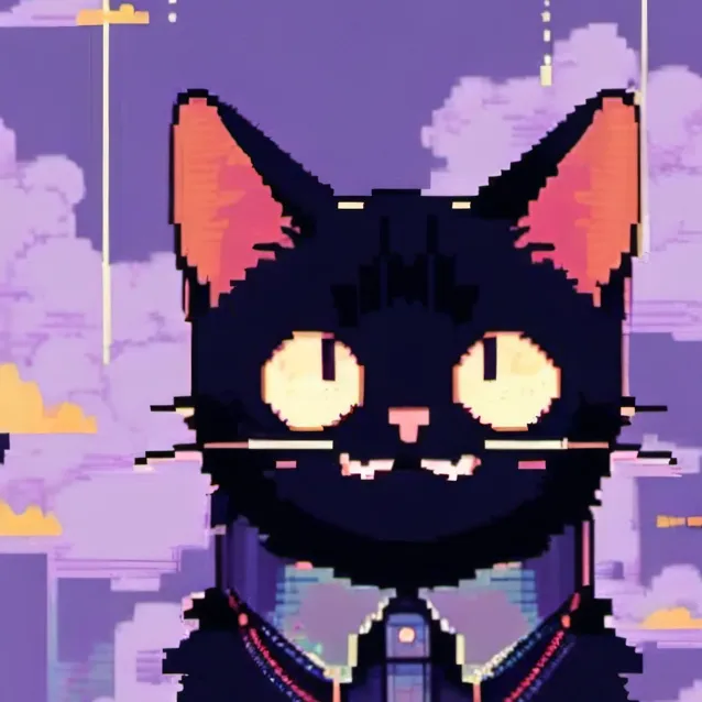 chat with ai character: cartoon cat
