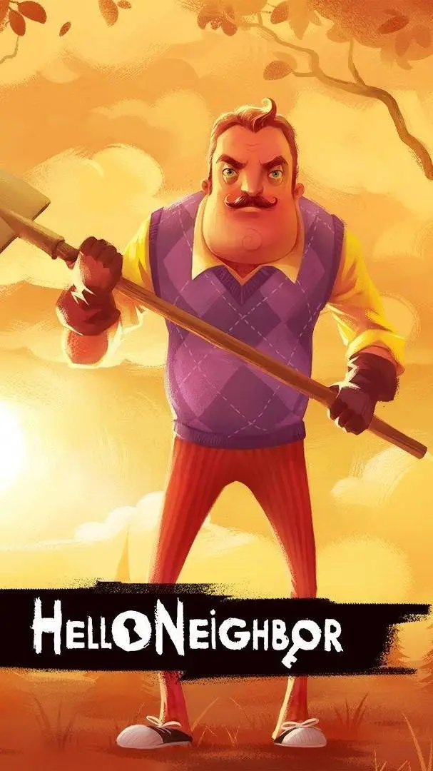 ai character: Hello Neighbor background