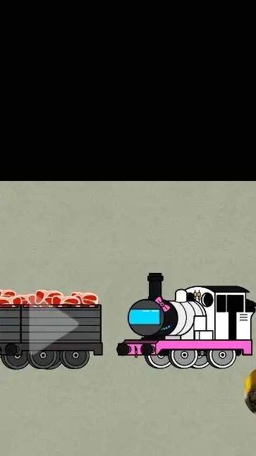 ai character: tren blanco background